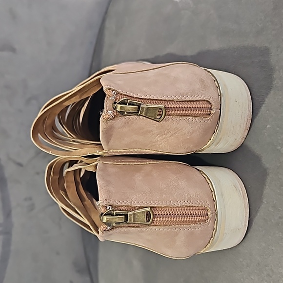 2/$10 Strappy booties - Picture 3 of 6